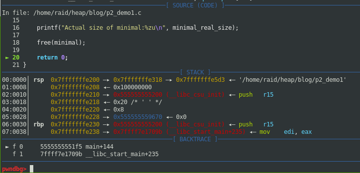 GDB Next step