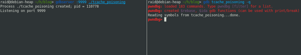 Fire-up gdbserver and gdb
